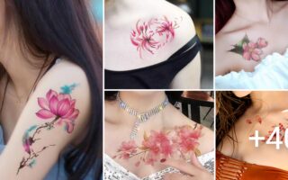 Bellas ideas Tatuajes de flores para mujeres